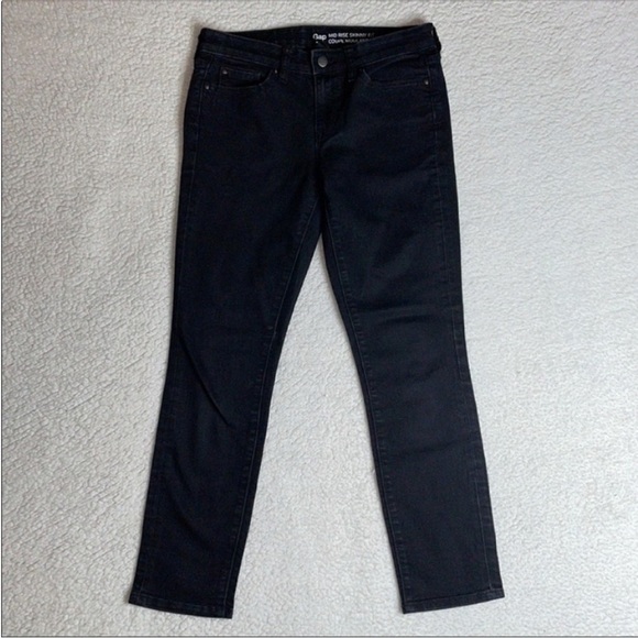 GAP Denim - Gap Black Mid Rise Denim Skinny Fit Size 4 / 27